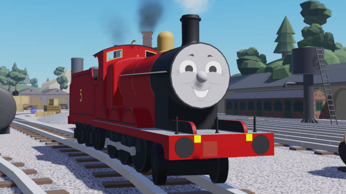 Rms First Red Engine James The Red Engine by TJ9999Alt on DeviantArt