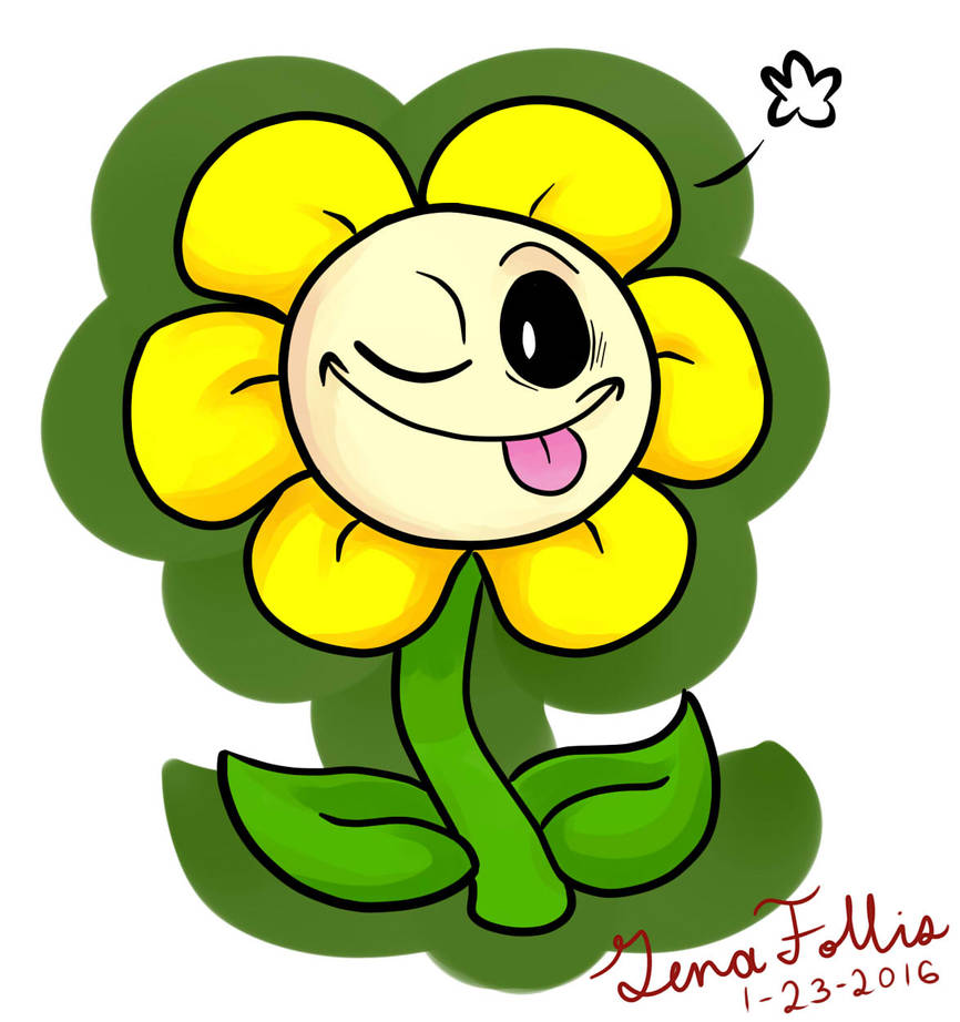 Flowey Small Flowey the Flower by KitkatzSnatcher on DeviantArt