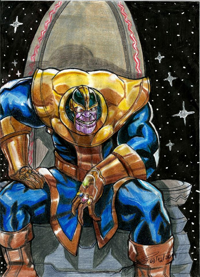 Thanos #Draw by FilipeNil on DeviantArt Thanos #Draw by FilipeNil on DeviantArt