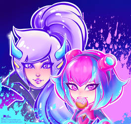 Super Galaxy Nidalee and Annie