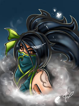 Akali fan art rework vesion