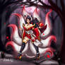 Fan art skin Blood Moon Ahri 2