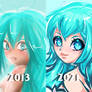 Hatsune Miku Before and After