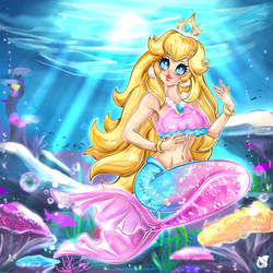 Princess Peach Mermaid