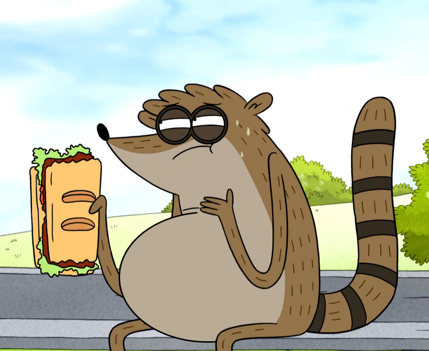 Rigby Weight Gain by Ale2204 on DeviantArt