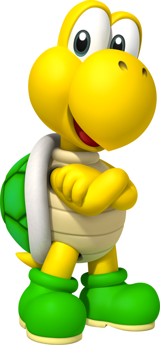 Koopa Troopa (PNG) by KevinFortuna on DeviantArt