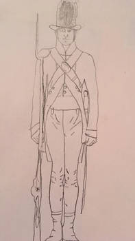 Continental army man 