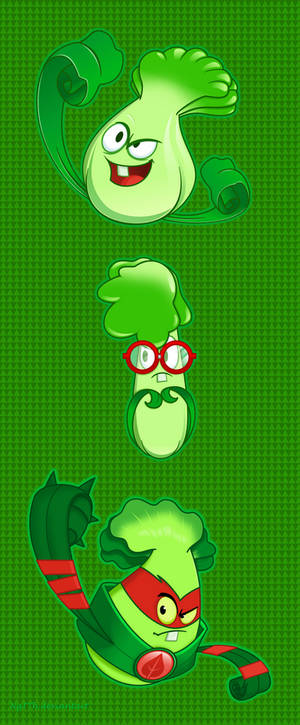 Bonk choy being Grass Knuckles