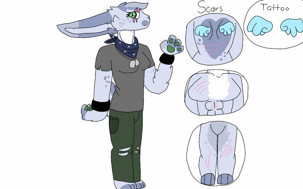 100 point anthro veteran bunny adopt (open)