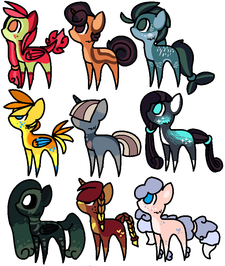 Pony adopts (closed)