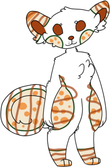 Sushi red panda custom for pixeltheshapeshifter