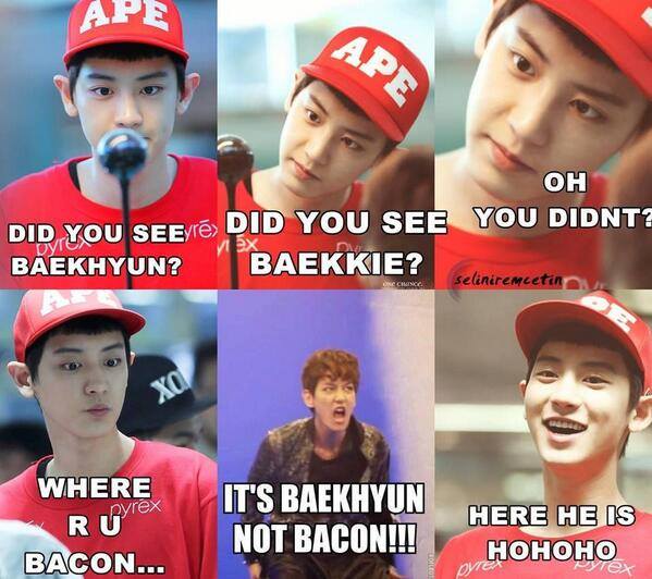 It's Baekhyun not Bacon! - MACRO