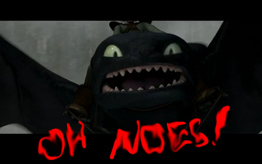 Toothless-OH NOES desktop by CavySpirit on DeviantArt