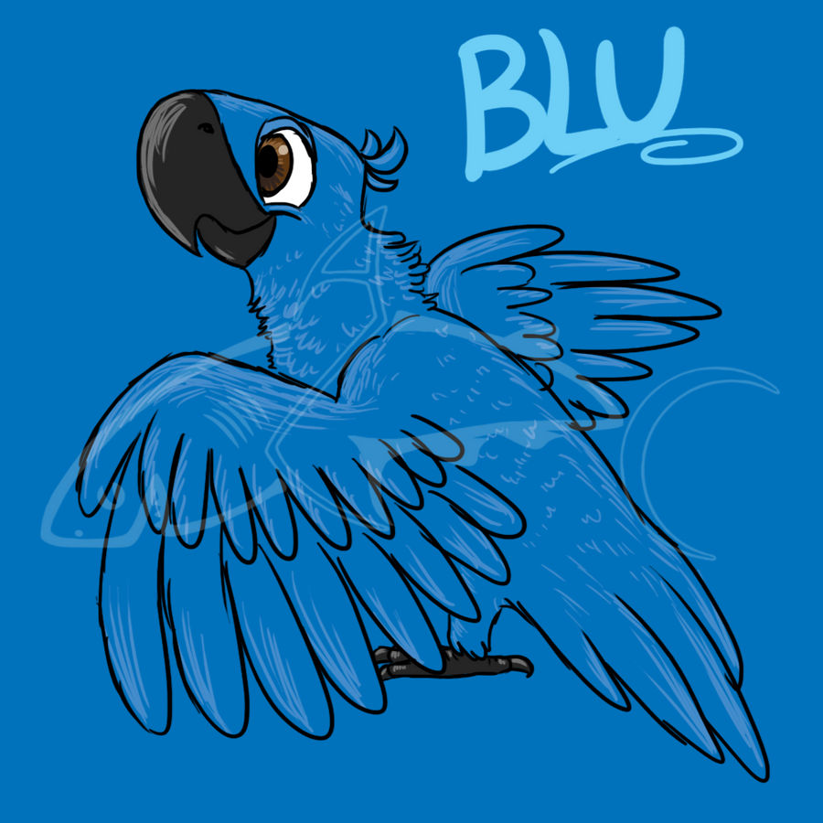 Blu Rio Render Deviantart Rio-Blu by CavySpirit on DeviantArt