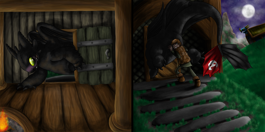 Disturbed Toothless Commission-Stuck Toothless by CavySpirit on DeviantArt