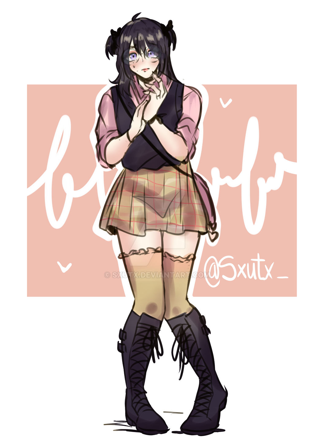 Anime drawing of a Femboy by Sxutx on DeviantArt