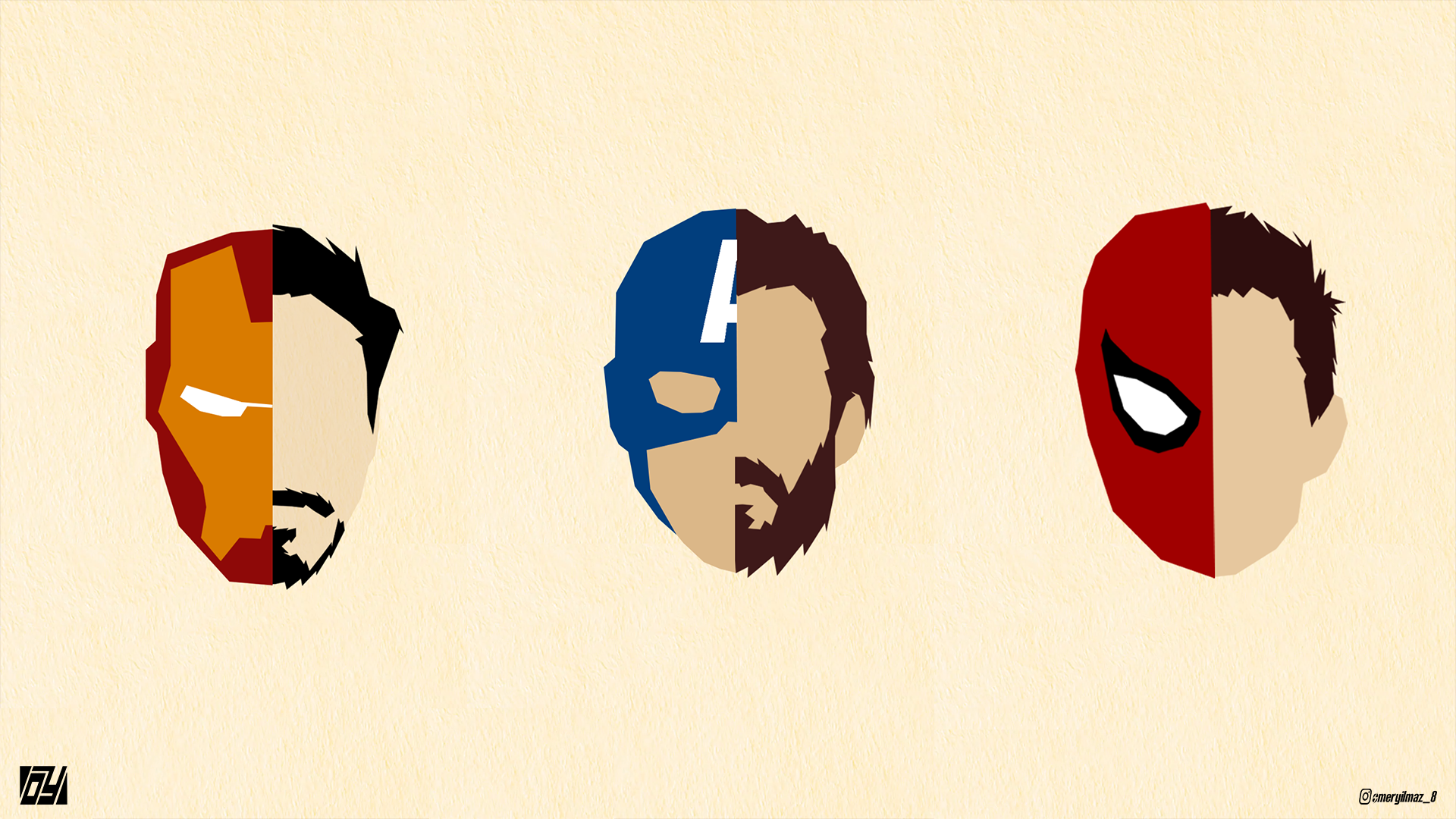 Iron Man - Captain America - Spider Man Wallpaper by YLMZDESIGN on DeviantArt Iron Man - Captain America - Spider Man Wallpaper by YLMZDESIGN on DeviantArt