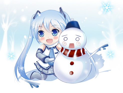 Chibi Snow Miku