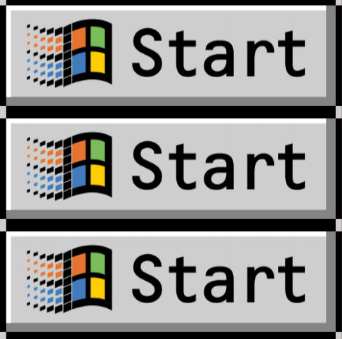 Windows 95 High Quality Start Button by 123JanolGamer on DeviantArt