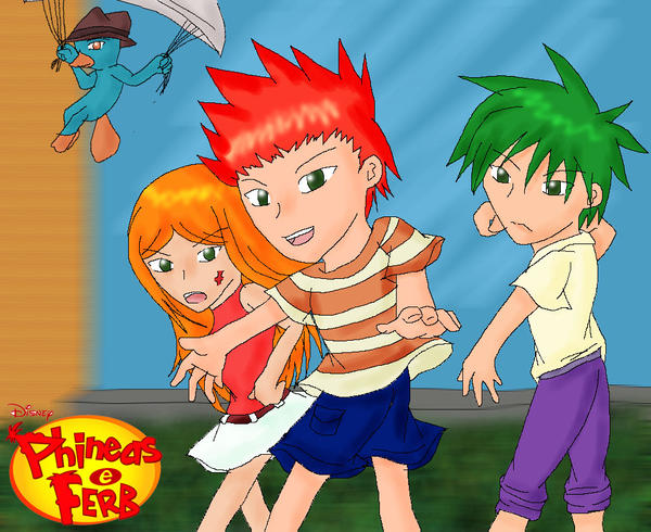 Phineas and Ferb - Anime Style by Imeria on DeviantArt