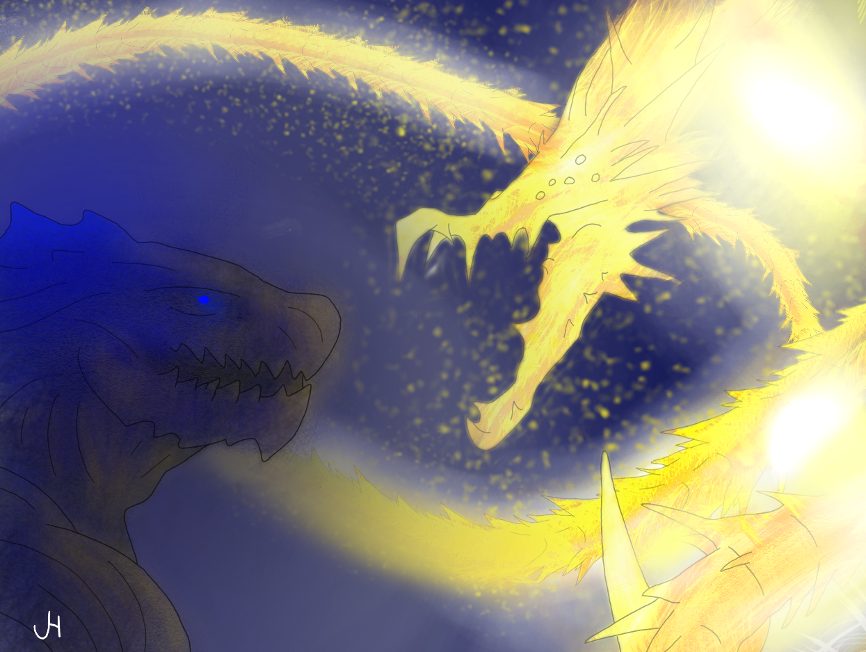 Godzilla Earth Vs King Ghidorah by Lincolnlover1865 on DeviantArt