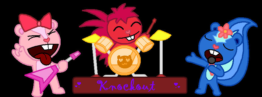 HTF Chicks- Knockout by xxxTheHTFOmenxxx on DeviantArt