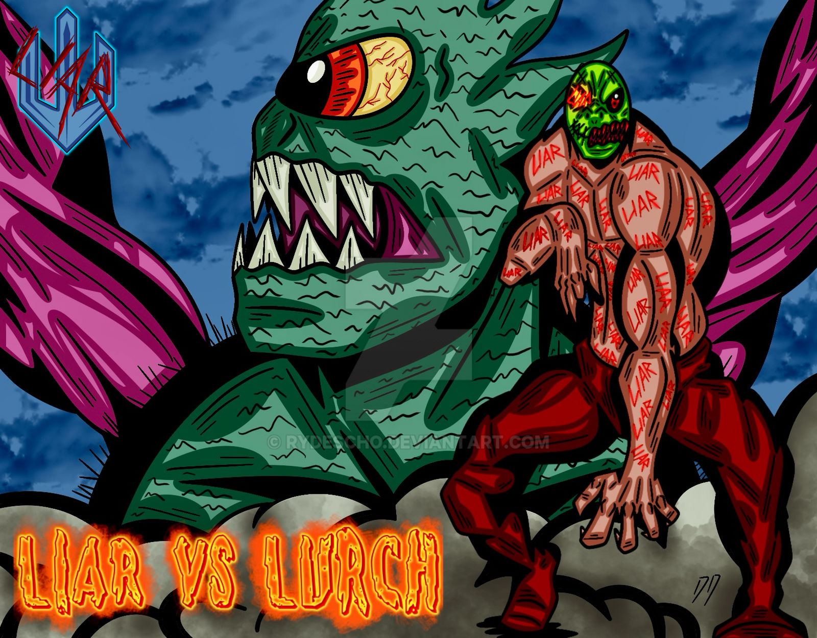 LIARVERSE: LIAR vs LURCH by Rydescho on DeviantArt