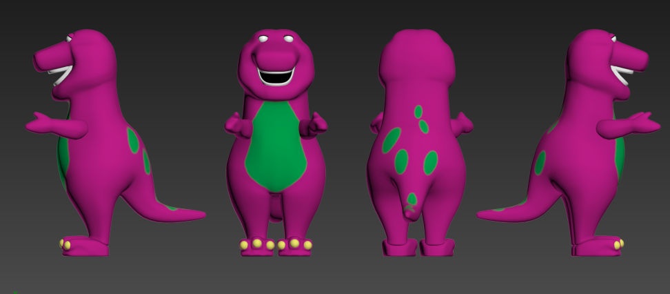 Barney The Dinosaur By Luigimariogmod On Deviantart
