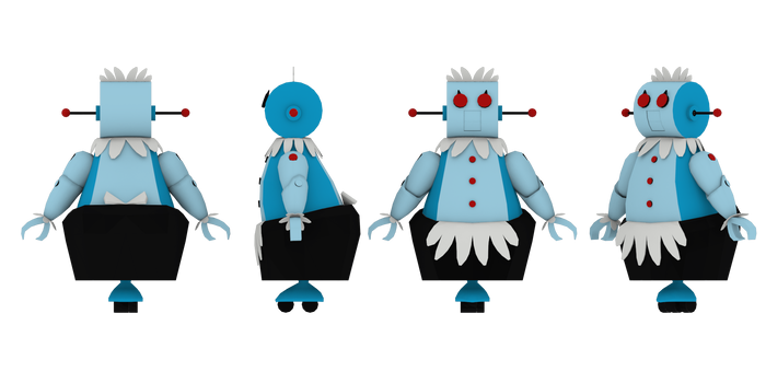 Rosie the Robot Maid 3D Model Sheet
