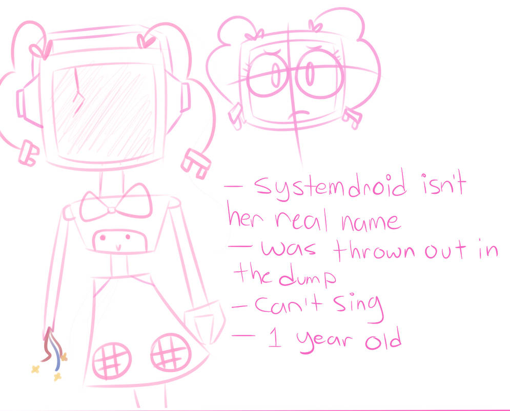 Systemdroid 3.0 Sketch (Fandroid OC) by Imtotallynotcrazy on DeviantArt