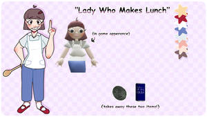 (Baldi's Basics OC) Lady Who Makes Lunch