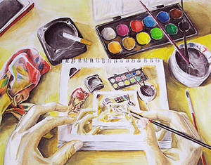 Watercolor by memougler Watercolor by memougler