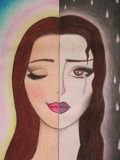Happy Outside vs. Sad Inside by Lucy-Autumnleaf on DeviantArt Happy Outside vs. Sad Inside by Lucy-Autumnleaf on DeviantArt