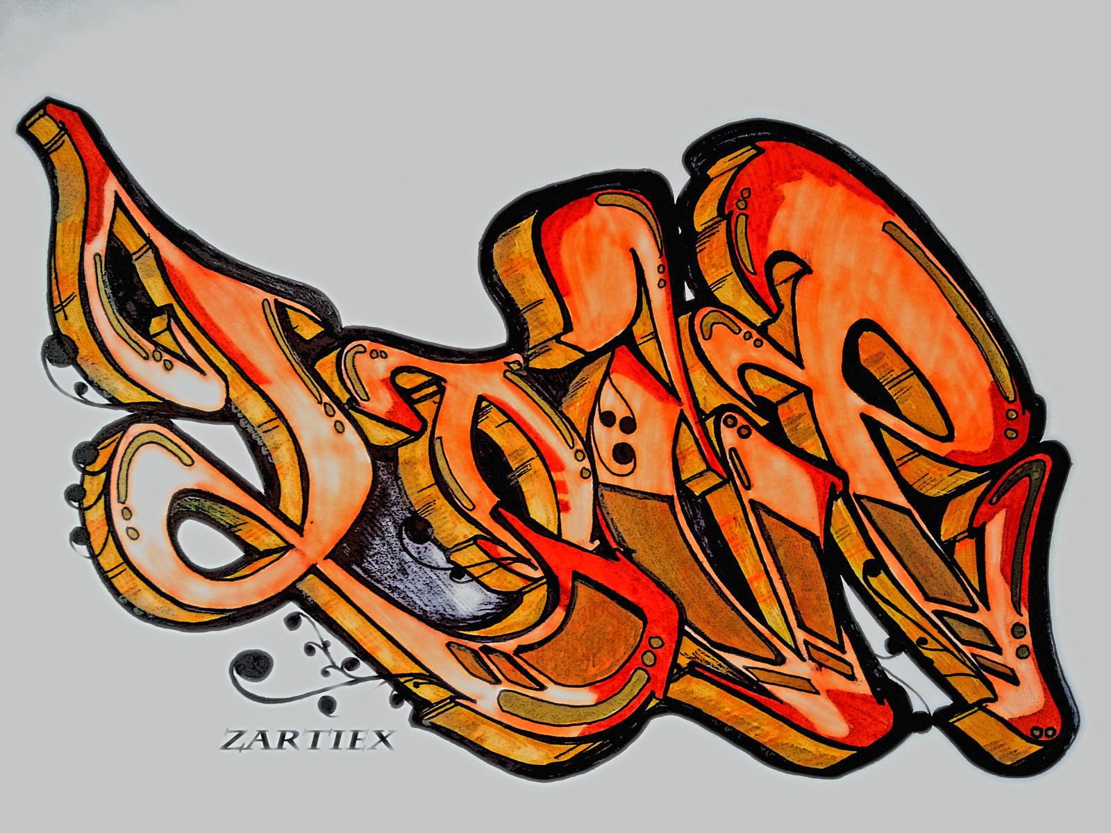 3D drawings - How to draw 3D letters Graffiti - Za by Zartiex on DeviantArt 3D drawings - How to draw 3D letters Graffiti - Za by Zartiex on DeviantArt