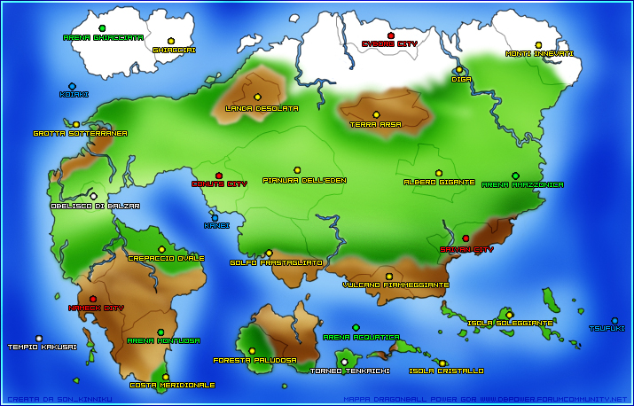 Dragonball Power GDR Map by xSoNx on DeviantArt Dragonball Power GDR Map by xSoNx on DeviantArt
