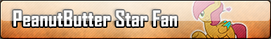 PeanutButter Star | Fan button