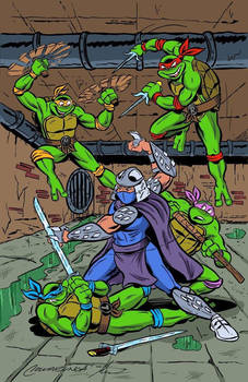 Favorite Art: Shredder vs. The TMNT