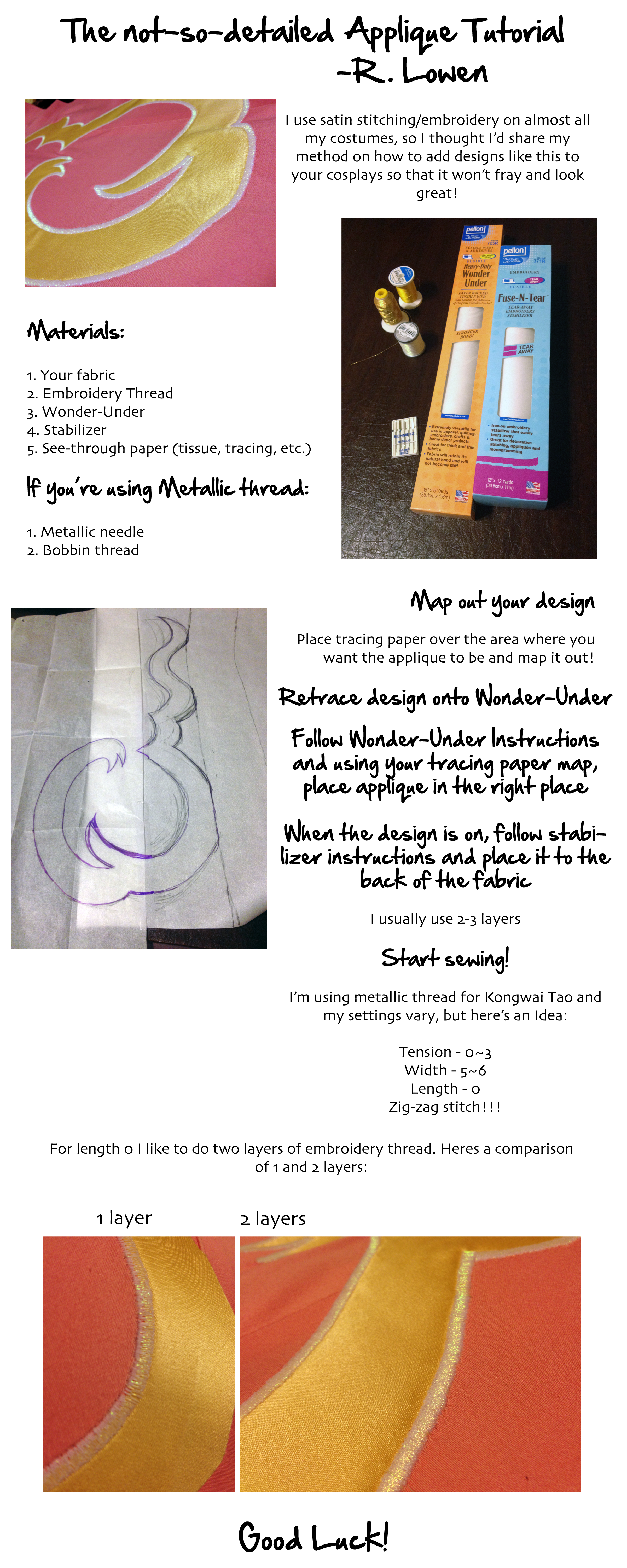 The Quick and not-so-detailed Applique Tutorial