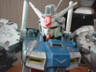 Gundam GP-01 battle damage 4 by wolf75