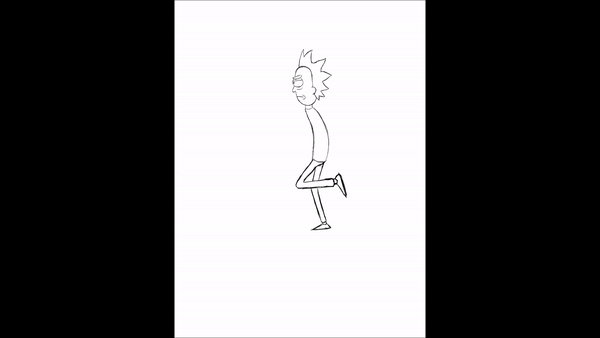 Rick run cycle by ToonRoom on DeviantArt