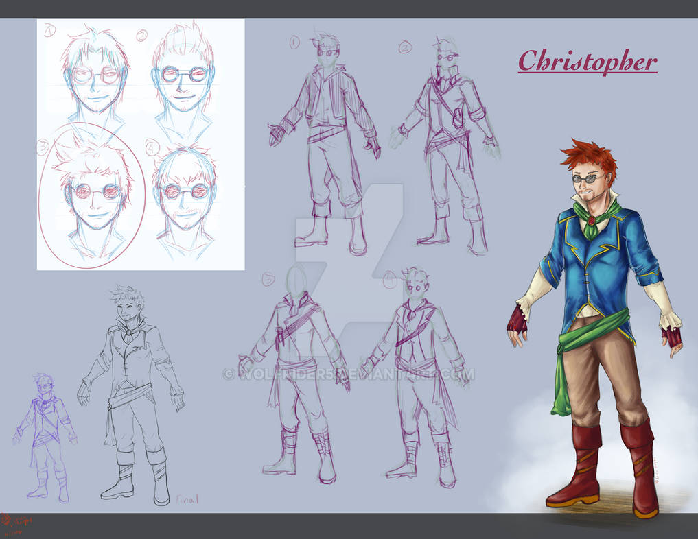 Christopher Outline Christopher Design by WolfRider5 on DeviantArt