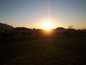 Sunset in Gordon's Bay, South Africa