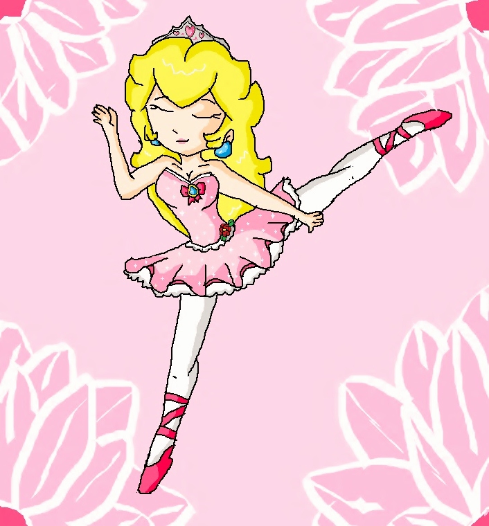 peach ballerina