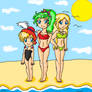 Final Fantasy VI girls beach