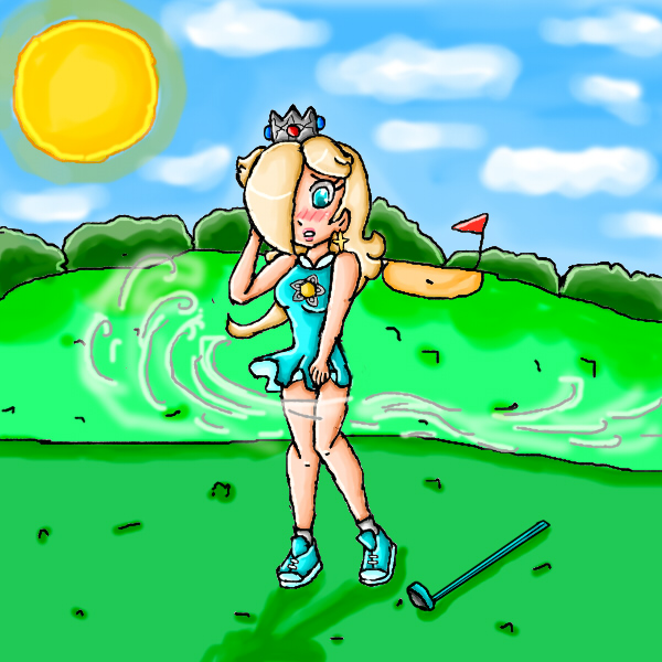 the reason of rosalina not use golf attire