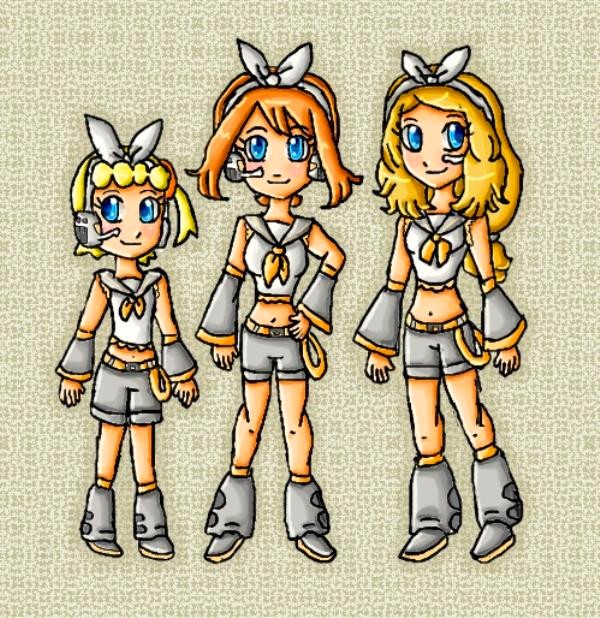 Rin Kagamine cosplayers