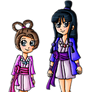 Maya Fey and Pearl Fey