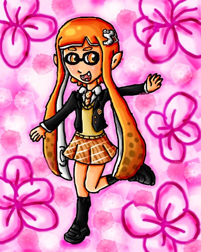 school girl inkling