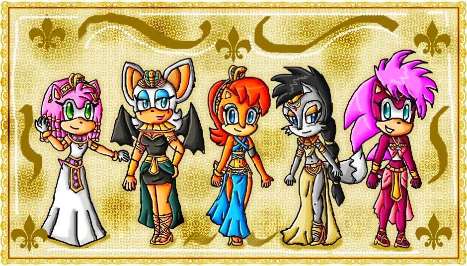 egyptian sonic girls