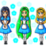 Smash girls as Alice in Wonderland